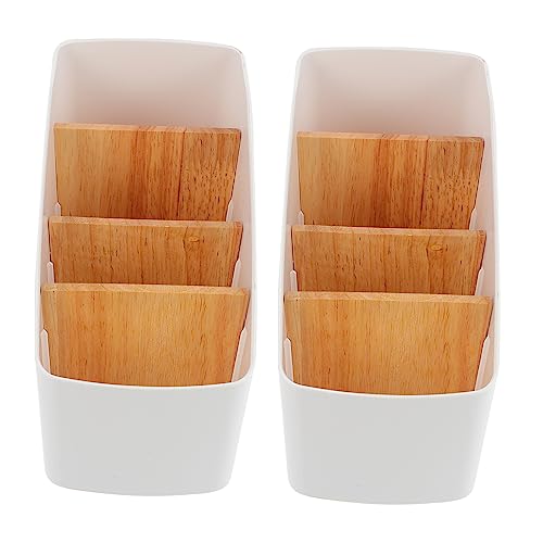 minkissy Abs-aufbewahrungsboxen 2 Stück Mehrschichtige Haushalts-aufbewahrungsbox Stilvoller Schreibtisch-organizer Für Das Wohnzimmer Von Frauen von minkissy