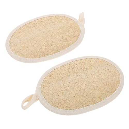 minkissy 2stücke Natürliche Luffa Peeling Körperreinigungsprodukte Badetücher Für Körperpeeling Und Dusche von minkissy
