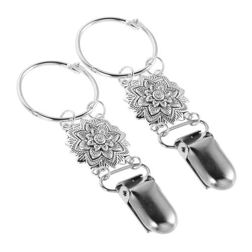 minkissy Kompakter Hutclip Für Damen Reisehuthalter Aus Stoff Vielseitiger Zubehörclip Für Mütze Fäustlinge Handschuhtaschenhalter Für Sport Und Den Täglichen Gebrauch von minkissy