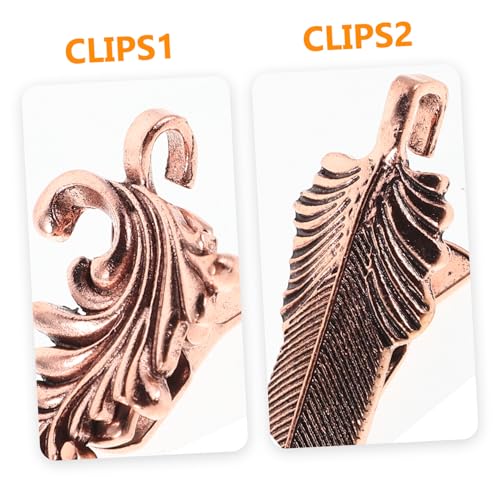 minkissy 2stücke Strickjackenclips Aus Legierung Für Damen Kleiderverschluss Mit Vintage-design Pulloververschlüsse Und Kleiderclips Für Schals Und Strickjacken Schalschnallen Als von minkissy