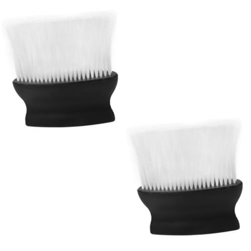 minkissy 2 stücke haar reinigung bürste barber bürsten styling haarbürste herren haarbürste haar schneiden duster haarreinigung gesicht bürste das gesicht staubbürste fan Sweep mann haarpflege produkt von minkissy