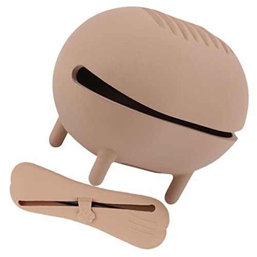 minkissy 2-teiliges Make-up-schwamm-set Aus Silikon Aufbewahrungskoffer Beauty-schwammhalter Für Foundation Wiederverwendbare Box Für Reise-organizer Für Frauen Zum Muttertag von minkissy