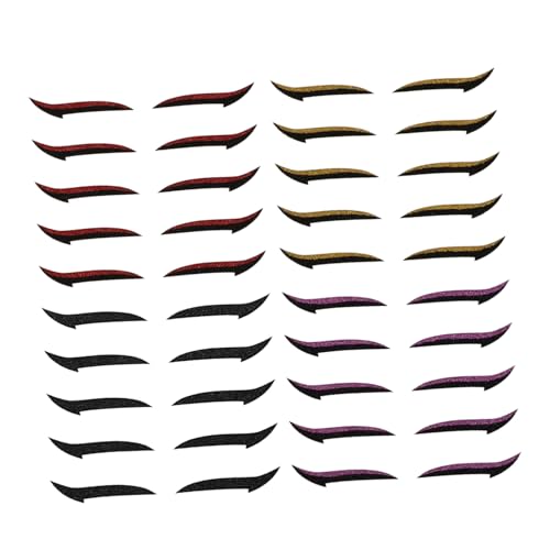 minkissy 20paare Eyeliner Aufkleber Für Wiederverwendbar Farben Praktische Augen Make-up Werkzeuge Für Looks von minkissy