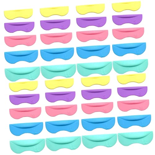 20 Paar Wimpern-Hilfspflaster Wimpernlifting-Pads für den Salon kit para pestañas Wimpernzange Wimpernhalter Silikonpads für Wimpernwellen wiederverwendbare Wimpernlift-Pads Patch von minkissy