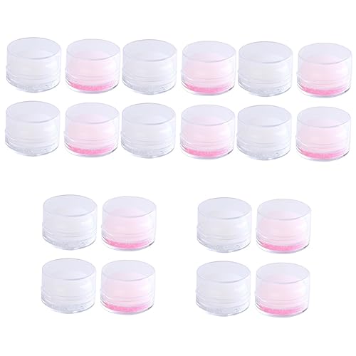 minkissy 20 Stk Nagel Stempel Nagelkunstwerkzeug Französischer Nagelstempel Transparenter Stempel Fingernagelstempel Klarer Nagelstempel Nagelzubehör Kieselgel Nagelwerkzeuge Mit Deckel von minkissy