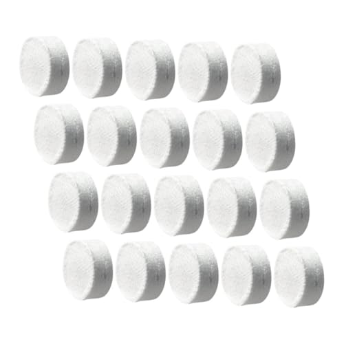 minkissy 20 Stk Reinigungstuch einmalhandtuch einweghandtücher Reisewaschlappen handtuchtablette Hautfreundliches Handtuch Campinghandtücher praktisches Waschhandtuch Münztücher Vlies Weiß von minkissy