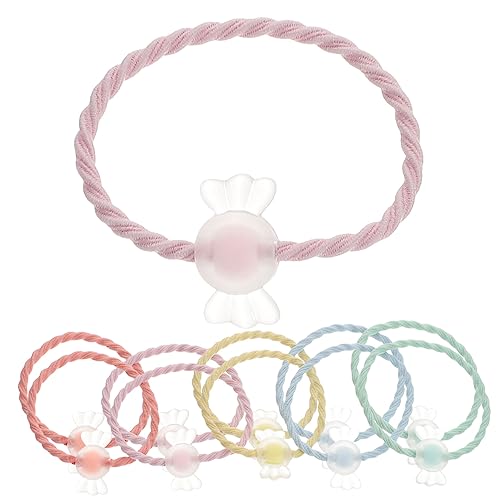 minkissy 20st Haargummi Einfädeln Elastisches Haarseil Pferdeschwanzband Elastische Haargummis Süßes Haarseil Haargummis Aus Bändern Kleine Gummibänder Als Haarschmuck Armband Kind Weben von minkissy