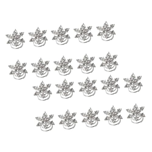 minkissy 20stücke Schneeflocken-haarspangen Strass Spiralförmige Hochzeits-haarclips Für Damen Eleganter Haarschmuck Für Partys Und Feierlichkeiten minkissy 20stücke Schneeflocken-haarspangen Strass Spiralförmige Hochzeits-haarclips Für Damen Eleganter Haarschmuck Für Partys Und Feierlichkeiten von minkissy