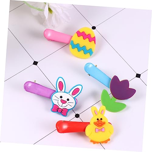 minkissy 20 Stück Teiliges Cartoon Osterhaarnadeln mit Niedlichem Kaninchen Design Bunte Bobby Pins als Kinderhaarschmuck Party Giveaways für Mädchen Langlebige Haarspangen Zufällige von minkissy
