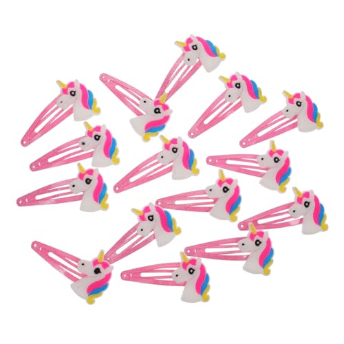 minkissy 20 Stück Teiliges Einhorn Haarclip für Mädchen Bunte Cartoon Haarklammern Robuste und Leichte Haarspangen Modische Haaraccessoires für Kleinkinder Vielseitig Kombinierbar von minkissy