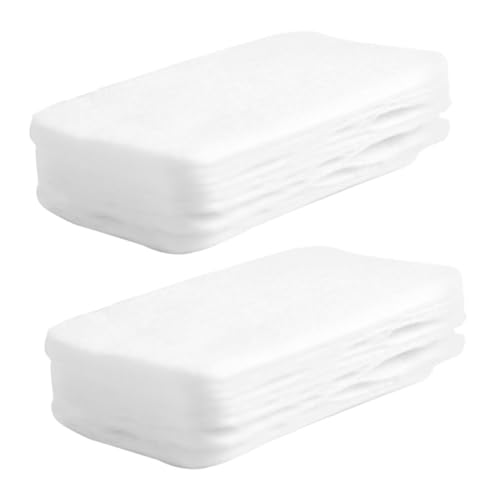 minkissy 200stücke Make-up-entferner-pads Aus Baumwoll-linters Pads Für Gesicht Zum Abschminken Gesichtsreinigungspads Feucht Und Trocken Verwendbar von minkissy
