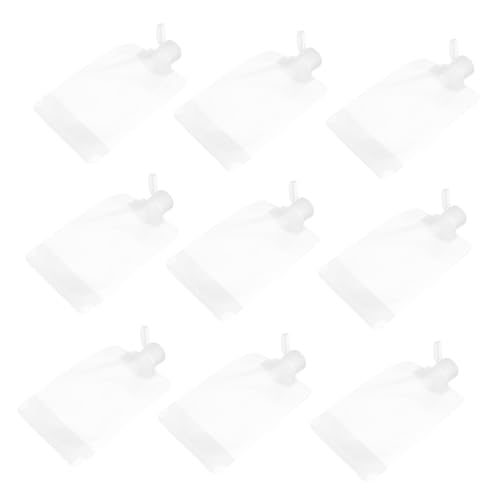 minkissy 20St Packsack Behälter für Reise-Toilettenartikel Untertaschen Reisebehälter Gepäck aufbewahrungssack storage pockets Quetschbeutel für die Reise Reiselotionsbeutel Aufkleber Weiß von minkissy
