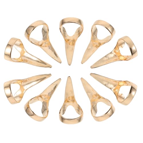 minkissy 20St Ringspender Pferdeschwanz Haarschneider Friseurwerkzeuge Entferner Haarringe hair styling haarschmuck coole Halloween-Ringe Fingertrennringe für Fingernägel Legierung Golden minkissy 20St Ringspender Pferdeschwanz Haarschneider Friseurwerkzeuge Entferner Haarringe hair styling haarschmuck coole Halloween-Ringe Fingertrennringe für Fingernägel Legierung Golden von minkissy