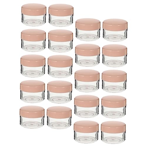 minkissy 20St Sahneflasche aufbewahrungsdose storage boxes aufbwahrungs-box ablagekasten pinker Aufkleber Liter Pumpspender nachfüllbarer Behälter für Gesichtscreme Kosmetikdosen p.s Rosa von minkissy
