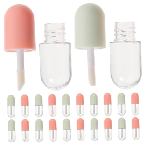 minkissy Leere Tuben 20 Stück Nachfüllbare Lipgloss-flaschen Für Frauen Und Mädchen 5 Ml Fassungsvermögen Tragbare Mini-lipgloss-tuben von minkissy