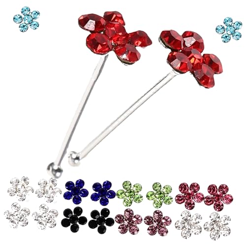 minkissy 20Stücke Boxed Blütennasenstecker Dekorative Nasenpiercings für Damen Herren Kreative Körper Schmuck Accessoires Geschenkidee minkissy 20Stücke Boxed Blütennasenstecker Dekorative Nasenpiercings für Damen Herren Kreative Körper Schmuck Accessoires Geschenkidee von minkissy