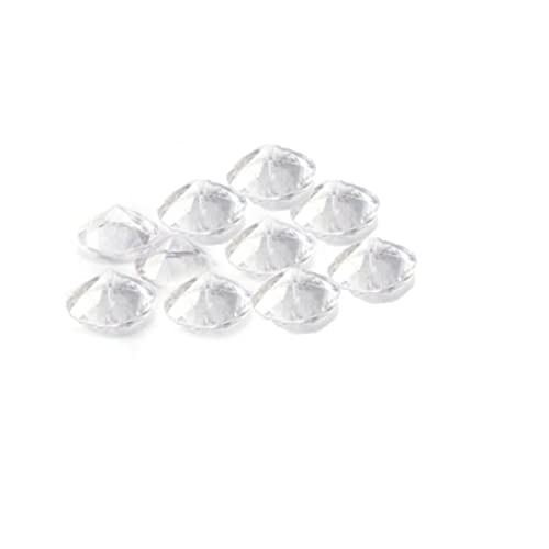 minkissy 20stücke Rauteform Namenshalter Aus Kristall Für Büro Hochzeitstischnummern Tischkarten Partydekorationen Kreativhalter Ausweishalter Transparent von minkissy