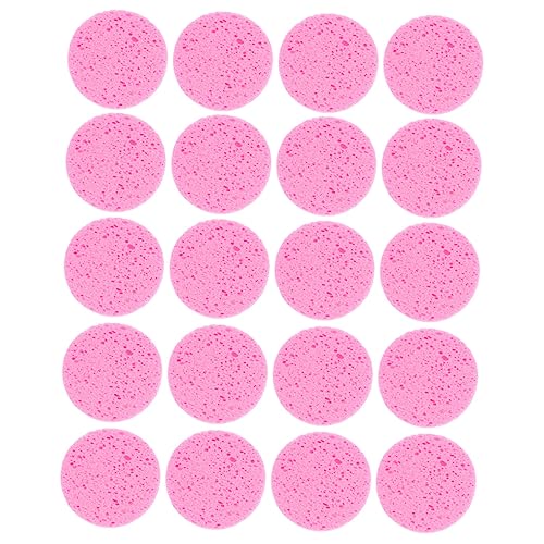 minkissy 20stücke Runde Wiederverwendbare Makeup-entferner-schwämme Für Sanfte Gesichtsreinigung Für Hauttypen Um Überschüssiges Öl Und Make-up Zu Entfernen von minkissy