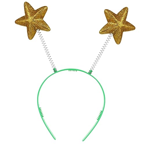 24 Stk Pentagramm-stirnband 8 Mars Stern Stirnband Stern-stirnband Für Mädchen Haarband Aus Pailletten Sterne Stirnband Kostüm Weihnachten Fräulein Haarring Die Blase Kunststoff von minkissy