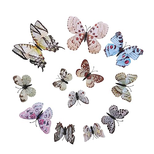 minkissy 24 Stk Schmetterlings-haarnadel-kopfbedeckung Hochzeitsdeko Sommer Pvc Geschenk Baby von minkissy