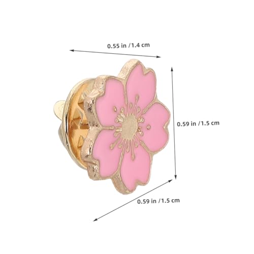 minkissy 24 Stück Teiliges Niedliche Kirschblüten Emaille Broschen Cartoon Anstecknadeln aus Sicherer Verschluss Leichter Dress Brooch für Kleidung Rucksäcke DIY Dekoration von minkissy