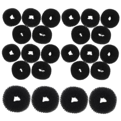 minkissy 24stücke Haarknoten-maker-set Haarflecht-set Kleiner Donut-haarknoten Haarstyling-tools Für Schnelle Frisuren Haar-accessoires Für Mädchen Und Erwachsene von minkissy