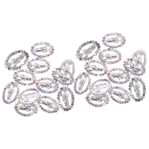 minkissy 24st Nail-art-zubehör Slot Verehren Perle Juwelen Heimdekoration in Schuhform Sohle, Einzig, Alleinig Inhaber Geldbörse Sockenständer Fußkettchen Polieren Duo Korb Metall von minkissy