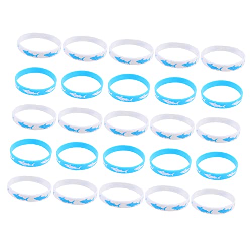 minkissy 25 Stück Teiliges Silikonarmband Print Bunte Wrist Straps mit Auffälligem Muster Robust und Bequem für Partys Karneval und Kindergeburtstag Unisex Armband Zufällige Farbe von minkissy
