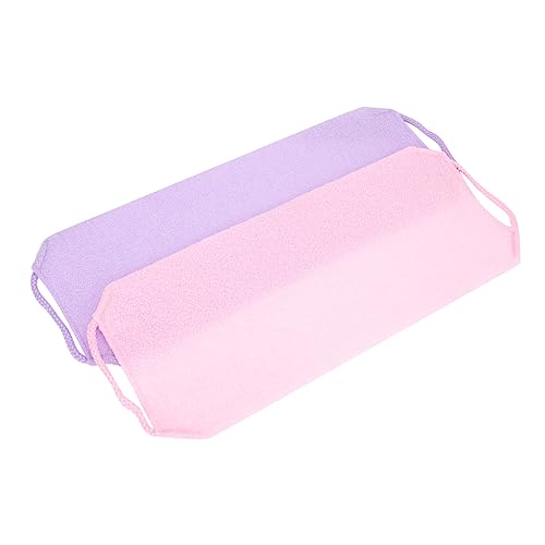 minkissy 2 Stück Rückenwäscher Peeling-badetücher Duschbürste Wäscher Aus Seifennetz Körperwäscher für Männer und Frauen von minkissy