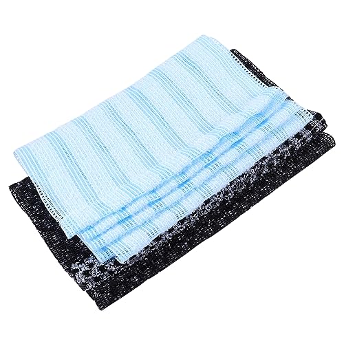 minkissy 2stücke Rückenschrubbertuch Peeling-badetuch Duschtuch Badewaschtuch Körperpeeling Handtuch Für Reisen Hause Umweltschonendes Material Und Stark Porenreinigung von minkissy