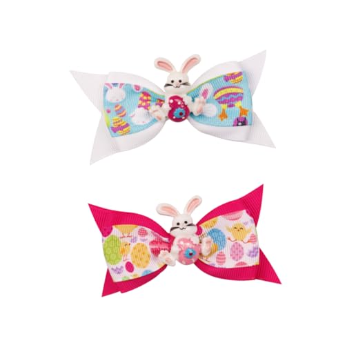 minkissy 2St Haar Klammern kinder haarspangen haarspange kinder Gastgeschenke für Ostern Haarspangen für Mädchen Tiara Haarklammer Haarschmuck Haarnadeln Karikatur Kopfbedeckung Füllstoff von minkissy