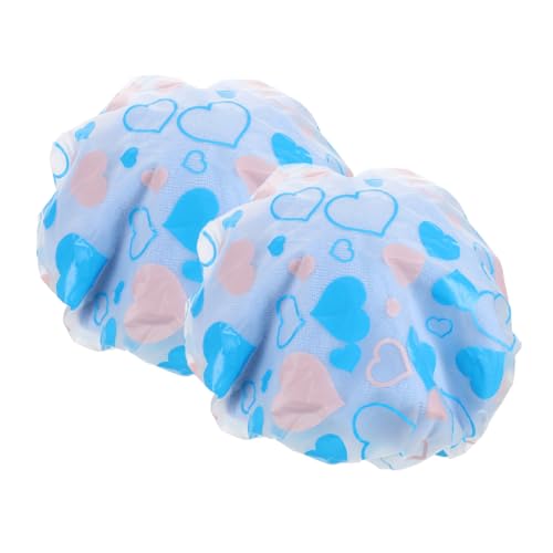 minkissy 2St Haarkappe haartrockner haarschutz Haarhaube zum Schlafen Duschhauben Große Duschhaube für Frauen Haarmütze Duschzubehör reise duschhaube Haar-Spa-Kappe Shampoo Cap Eva Sky-blue minkissy 2St Haarkappe haartrockner haarschutz Haarhaube zum Schlafen Duschhauben Große Duschhaube für Frauen Haarmütze Duschzubehör reise duschhaube Haar-Spa-Kappe Shampoo Cap Eva Sky-blue von minkissy