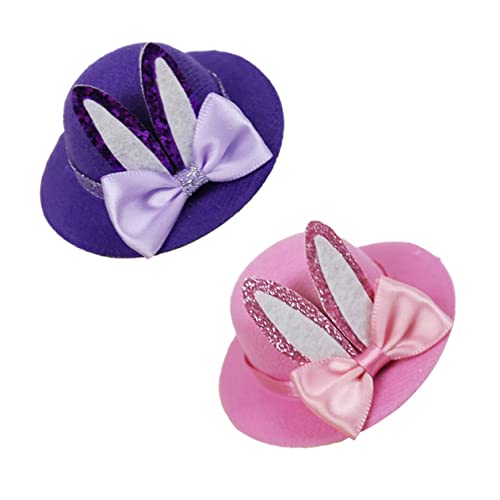 minkissy 2 Stücke Baby Haar Clips Jungen Und Mädchen Hut Baby Und Mädchen Haar Zubehör Zarte Topper Haarnadel Zufällige Farbe von minkissy