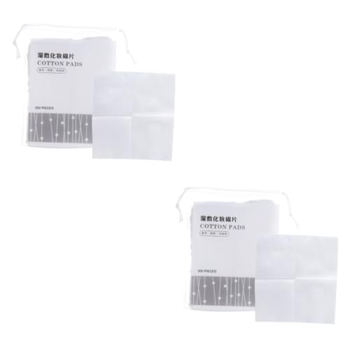 minkissy 2 Stück Gesichts-make-up-pads Aus Baumwolle Wiederverwendbare Hydropathische Kompressenpads Für Frauen Nicht Gewebte Dehnbare Gesichtspads von minkissy
