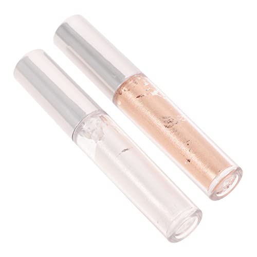minkissy 2stücke Flüssiger Glitzer Lidschatten Hochwertige Augen-make-up-glanzflüssigkeit Für Besondere Anlässe Schnelltrocknend Nicht Klebrig Für Partys Und Hochzeiten von minkissy