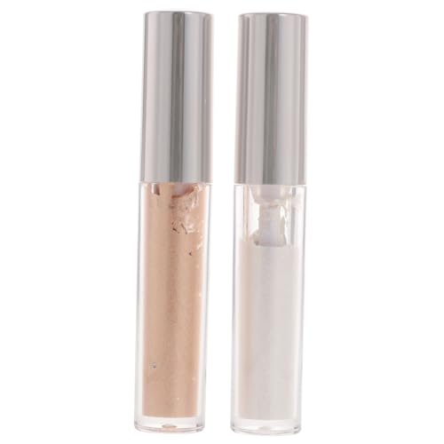 minkissy 2stücke Flüssiger Glitzer-eyeliner Und Highlighter Lidschatten Für Strahlende Augen Farben Sunset Bay Unicorn Für Partys Hochzeiten Und Besondere Anlässe von minkissy