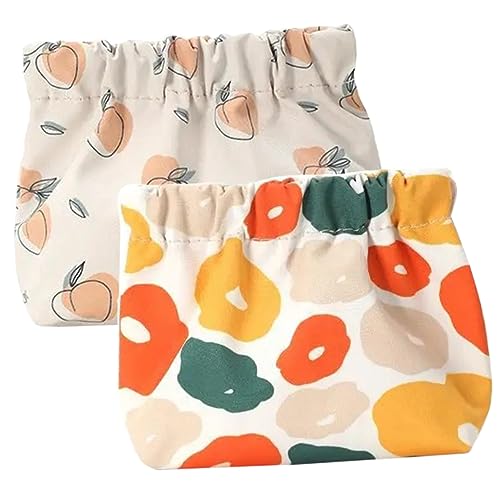 minkissy Make-up-Taschen Für Damen 2-teiliges Set Tragbarer Kulturbeutel Reise-kulturbeutel Make-up-Tasche Unravel-hautpflegetasche Kompakte Größe von minkissy