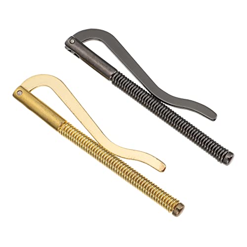 minkissy 2stücke Bifold Geld Clip Bar Brieftasche Ersatz Teile Frühling Clamp Bargeld Halter Für Herren Portemonnaie Aus Stoff Rostfreies Eisen Schlichtes Design von minkissy