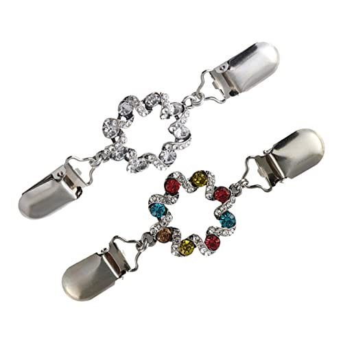 minkissy 2Stücke Seidenschalschnalle Brosche Legierung Stilvolle Accessoires für Schals und Wraps für Damen und Mädchen Verschiedenen Farben Erhältlich minkissy 2Stücke Seidenschalschnalle Brosche Legierung Stilvolle Accessoires für Schals und Wraps für Damen und Mädchen Verschiedenen Farben Erhältlich von minkissy