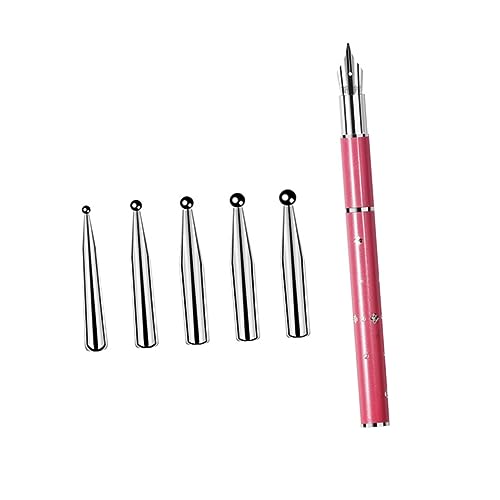 minkissy 2stücke Maniküre-werkzeugset Malstifte Für Nail Art Professioneller Nagellack-zeichenstift Tragbares Set Mit Austauschbaren Köpfen Für Und Mädchen Schwarz von minkissy