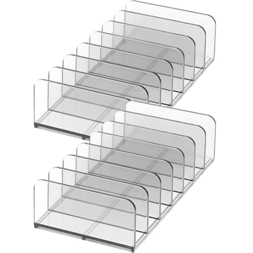 minkissy 2stücke Transparent Kosmetik Organizer Unterteilt Lidschatten Paletten Halter Heimische Aufbewahrungsbox von minkissy