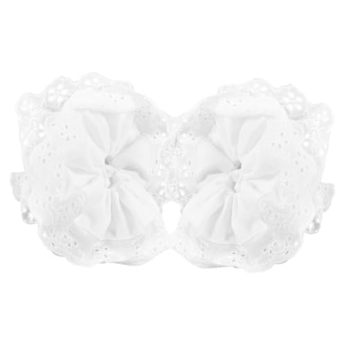 minkissy 2stücke Große Haargummis Doppeltem Spitzenmaterial Für Damen Elastische Haarbinder Für Dickes Haar Für Und Hochsteckfrisuren Modisches Accessoire von minkissy