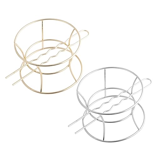 minkissy 2stücke Vintage Haarmanschetten Aus Metall Goldene Haarspange Und Haarknoten-clip Für Frauen Praktisches Haaraccessoire Zum Stylen Von Dutts Passt Zu Lockigem Dichtem Und Langem Ha von minkissy