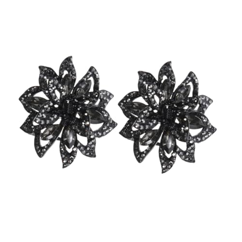 minkissy 2stücke Strass Haarklammern Für Frauen Modische Clips Aus Vielseitig Einsetzbare Haaraccessoires Für Jeden Anlass Zum Stylen Und Halten Von Haaren von minkissy
