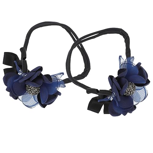 minkissy Exquisites Blumen-haargummi Haar-accessoires Für Mädchen Strass-kristall-haargummi Leichtes Haarband Für Frauen von minkissy