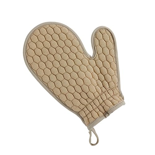 minkissy 2pcs Badehandschuhe Streifen Zurück Reiben Handtuch Dusche Peeling Handschuhe Für Die Tägliche Körperpflege von minkissy