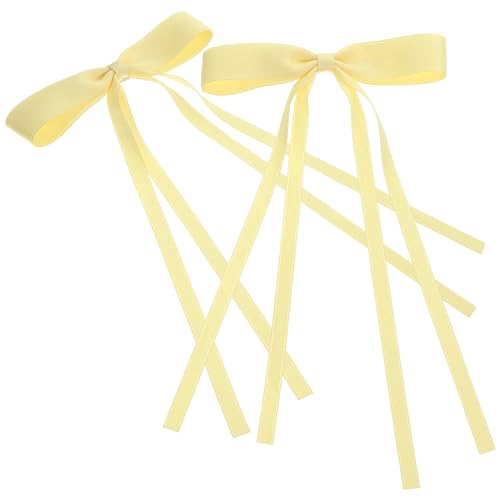 minkissy 2stücke Schleifen Haarspangen Mit Bogen Für Frauen Mädchen Aus Spitze Haarschmuck Für Hochzeiten Geburtstage Zeremonien Mit Metallclip von minkissy