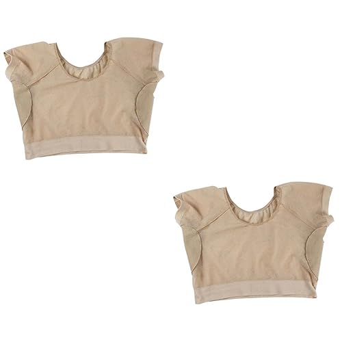 minkissy 2st Schweißpads Unter Den Achseln Sommer-tanktop Sommertops Für Mädchen Sportoberteil Trainingsoberteile Yoga-tanktops Für Frauen Damen Bh Atmungsaktiv Polyester (polyester) von minkissy