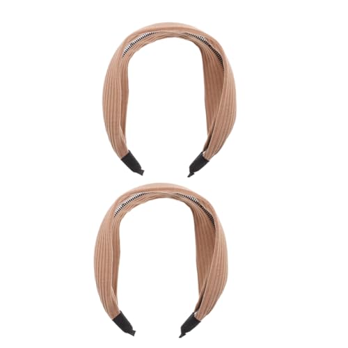 minkissy 2stücke Breites Stirnband Für Damen Kopfschmuck Styling Haarband Mit Rutschfester Für Various Anlässe Und Tägliches Tragen von minkissy