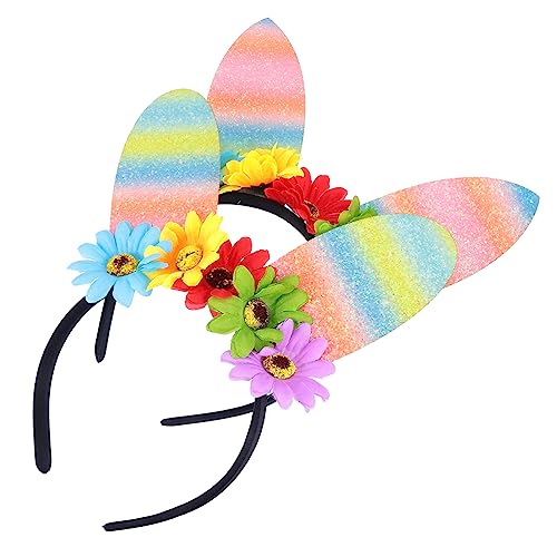 minkissy 2pcs Bunny Ohr Haarbänder Ostern Kopfschmuck Cosplay Headwear Ostern Party Zubehör von minkissy